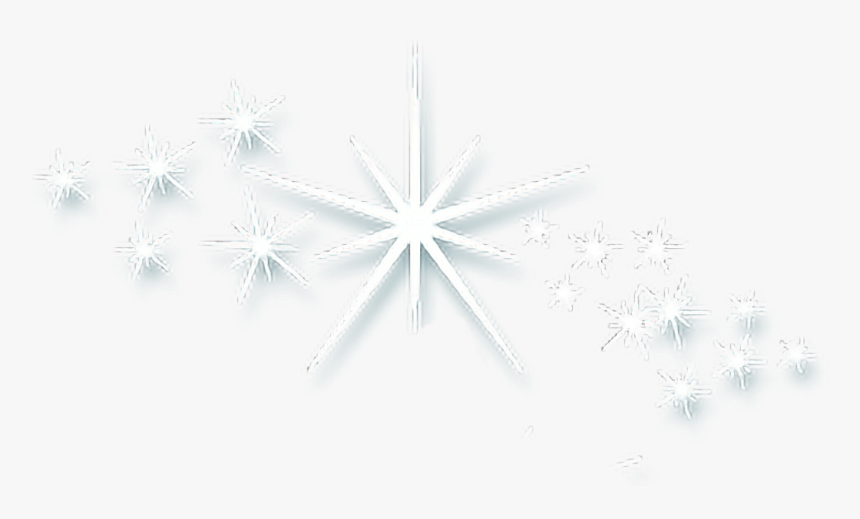 #white #star #sparkle #glitter #shine #spark #decor - Wrapping Paper, HD Png Download, Free Download