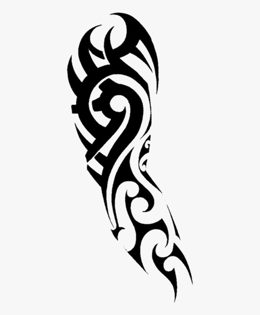 Black and white tribal dragon tattoo design on Craiyon