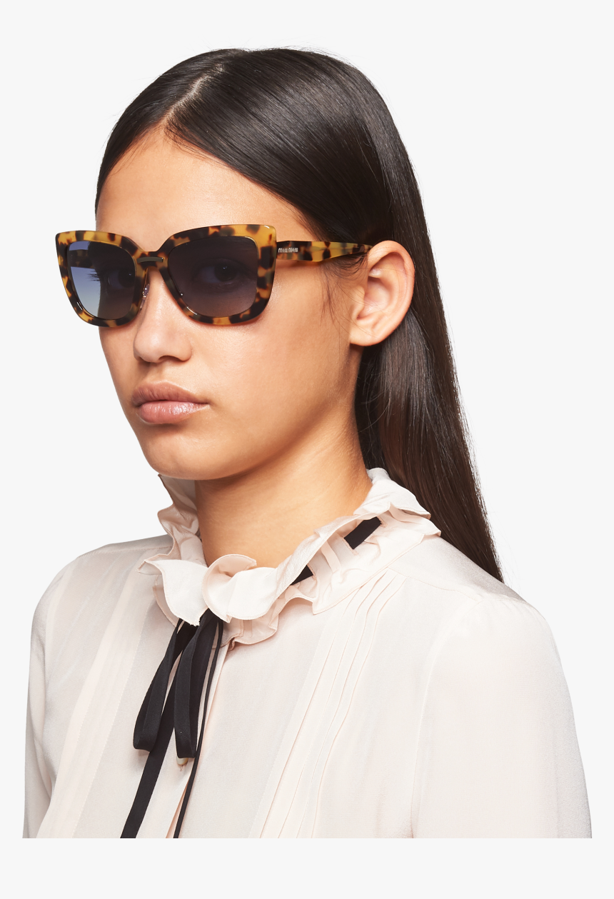 Miu Miu Glasses On Face, HD Png Download, Free Download