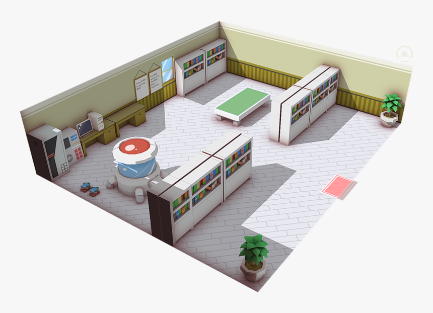 Professor Oak"s Lab 3d , Png Download - Professor Oak Lab 3d, Transparent Png, Free Download