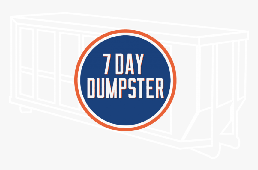 7 Day Dumpster Rental Image - Circle, HD Png Download, Free Download