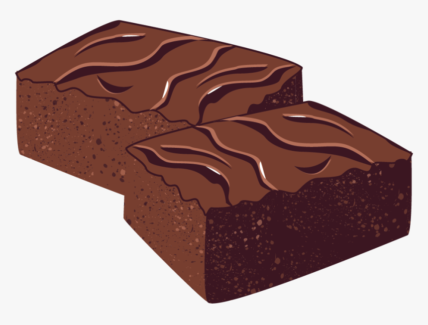 Delectable Brownies - Chocolate, Hd Png Download - Kindpng