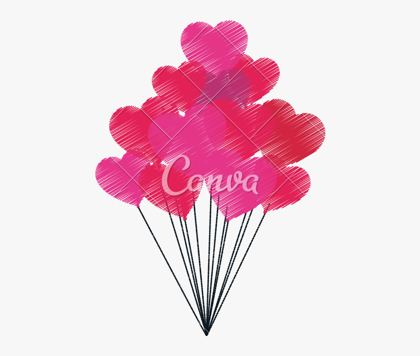 Transparent Heart Balloons Png - Illustration, Png Download, Free Download