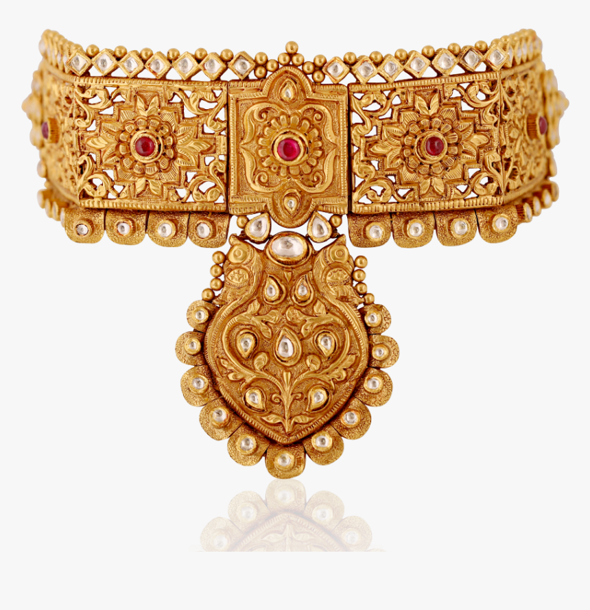 Gorgeous Kundan Bridal Necklace - Bangle, HD Png Download, Free Download