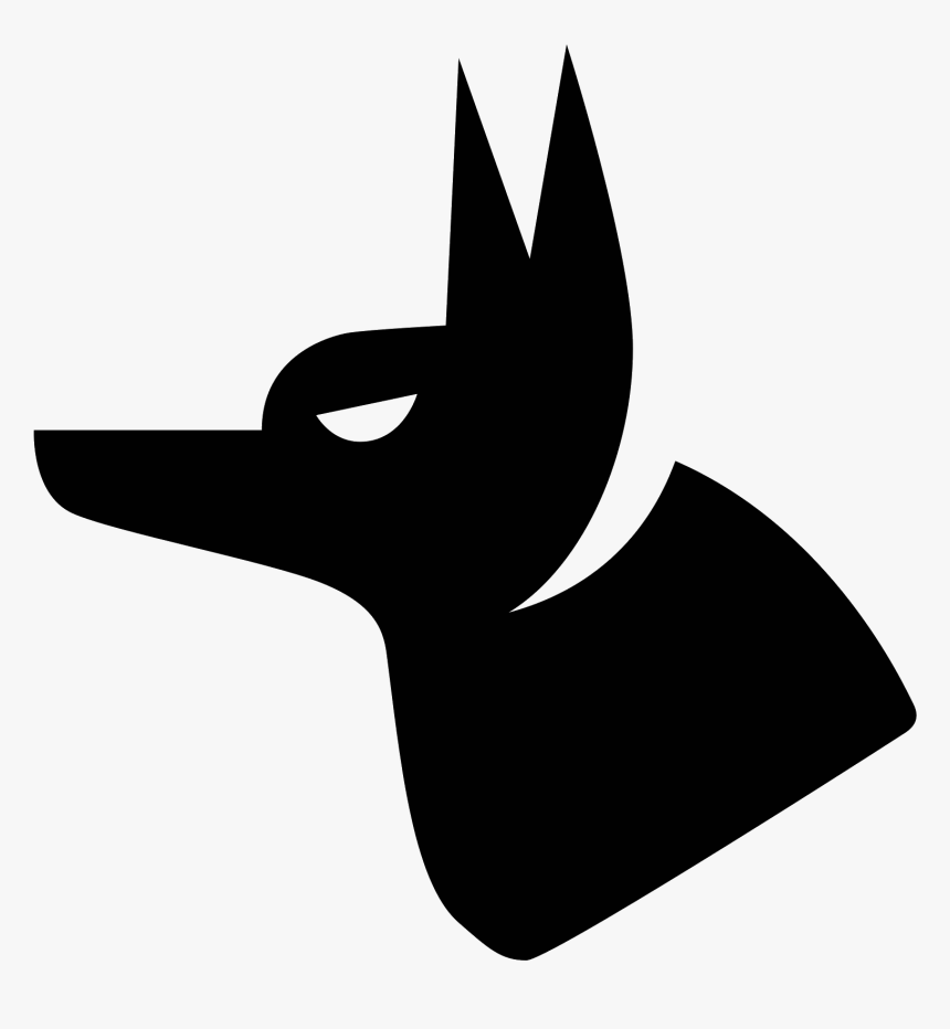 It Looks Like An Animal Like A Fox Or A Wolf Looking - Anubis Png, Transparent Png, Free Download