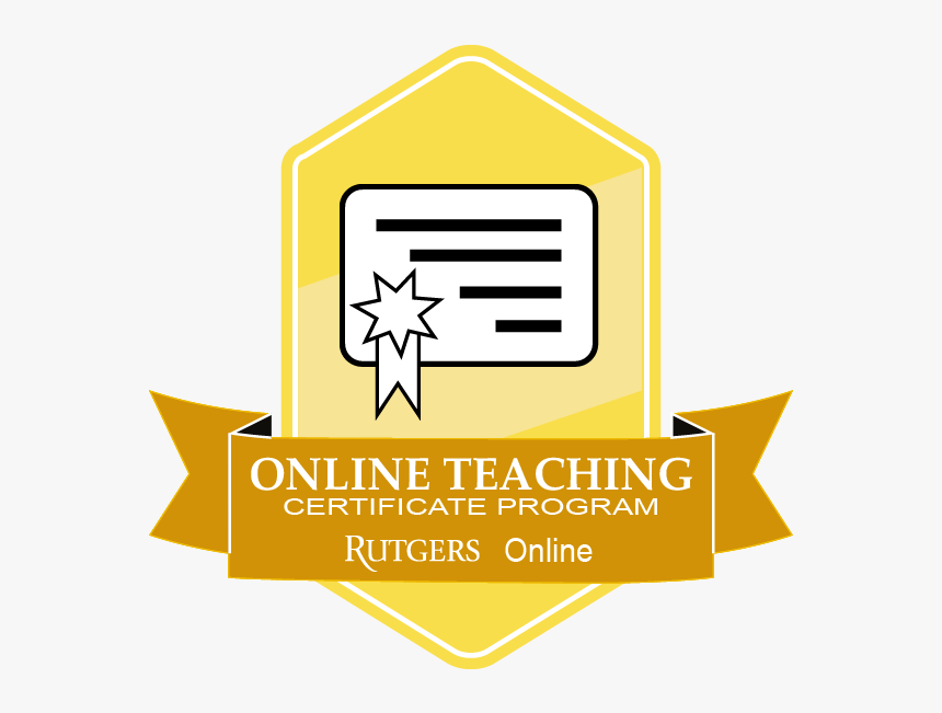 Rutgers Online Teaching Certificate, HD Png Download, Free Download