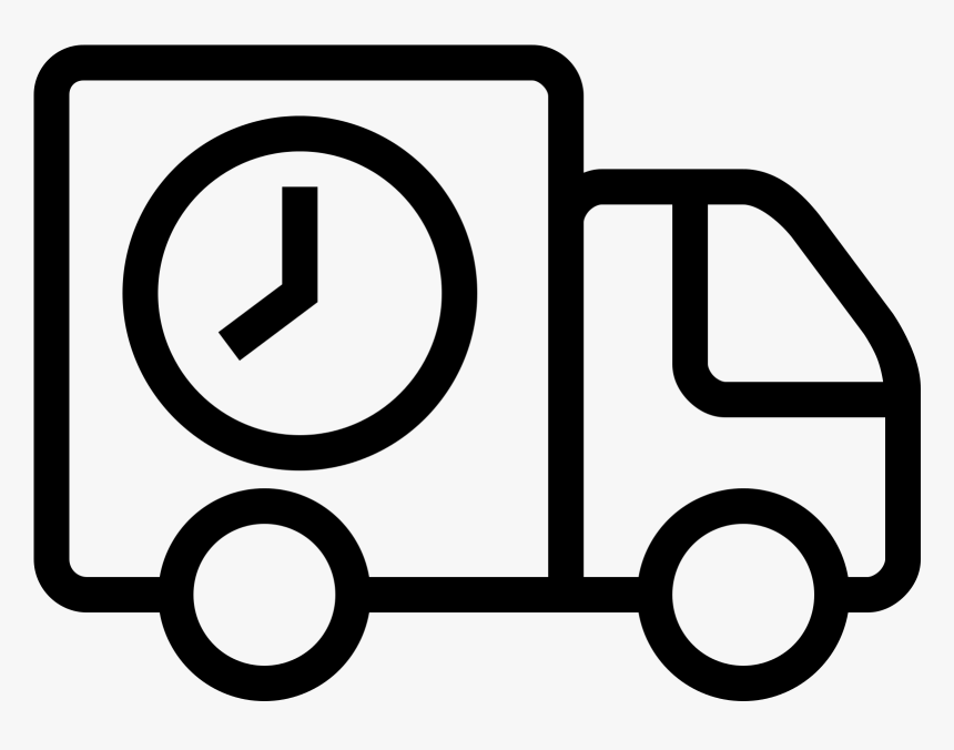 Shipping Clip Art Black And White , Png Download - Icon In Transit Png, Transparent Png, Free Download