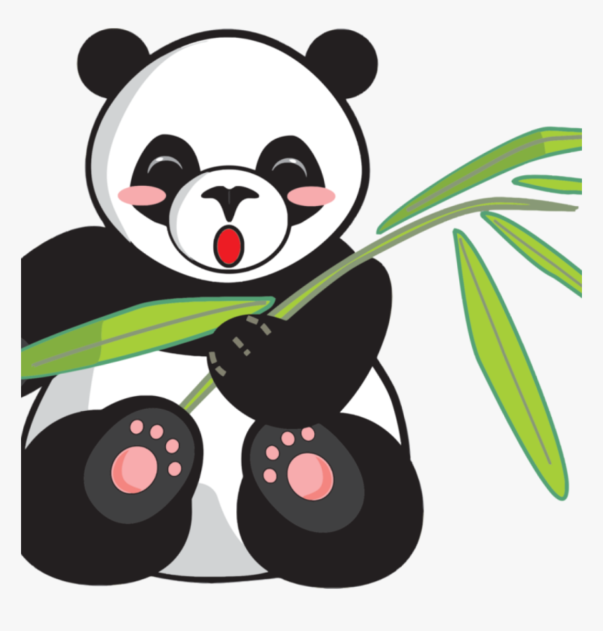 Giant Panda Clipart Giant Panda Bear Download Drawing - Clipart Transparent Panda Transparent Background, HD Png Download, Free Download