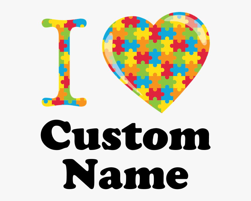 Autism Heart Round Ornament - Hoodies Printed, HD Png Download, Free Download