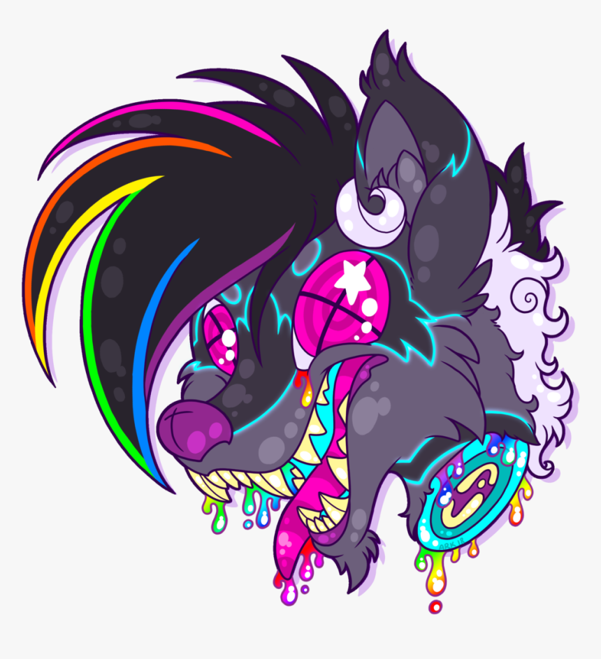 Raven - Fursuit Candy Gore Art, HD Png Download, Free Download