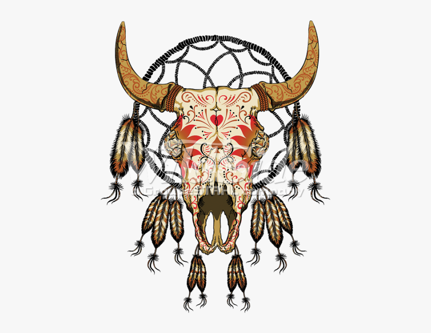 Cow Skull Png - Dream Catcher Transparent Hd, Png Download, Free Download