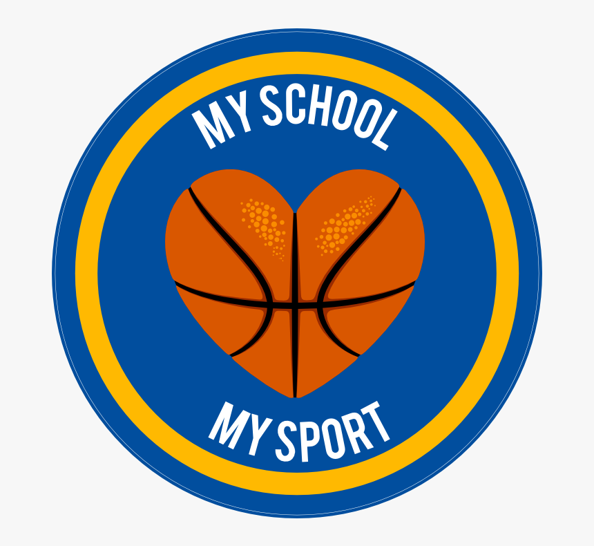 Custom Printed Basketball Heart Circle Sticker - Ea Games, HD Png Download, Free Download