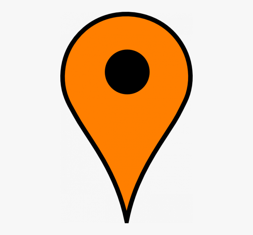 Google Maps Marker Transparent Clipart Jpg Black And - Marker Icon Google Maps, HD Png Download, Free Download