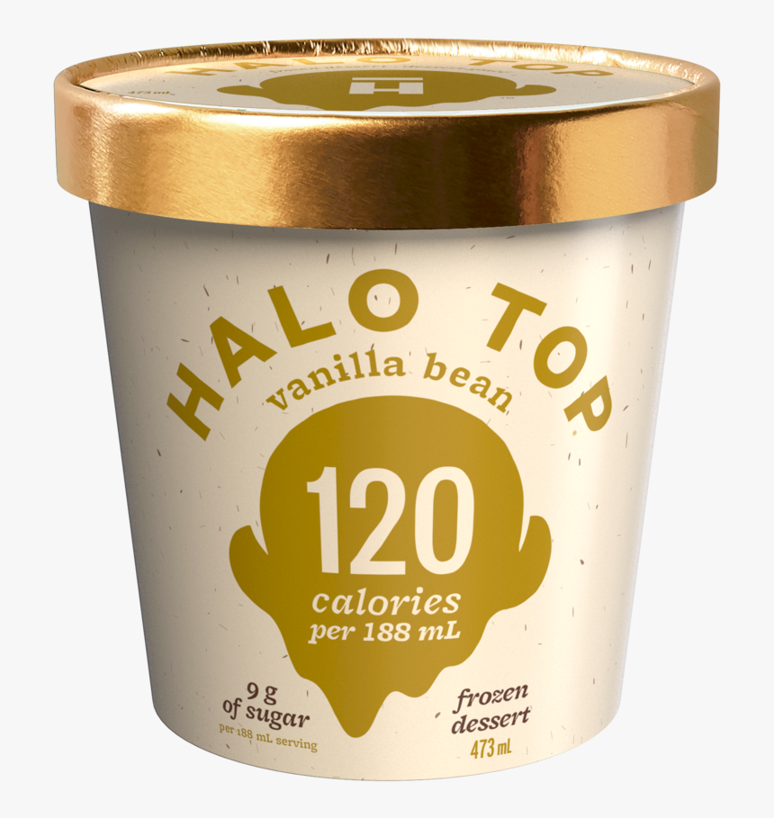 Ht19 Ca Packshot Vanilla Front En - Halo Top Mint Chip 80, HD Png Download, Free Download