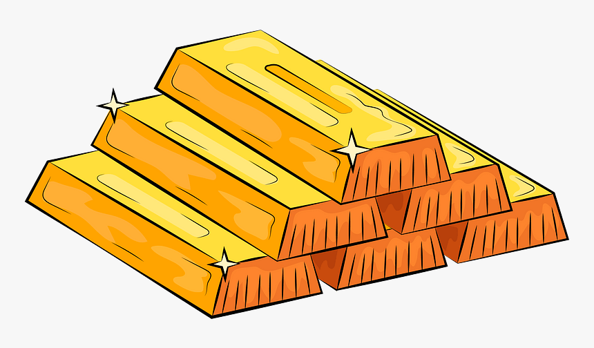 Gold Bars Clipart, HD Png Download, Free Download