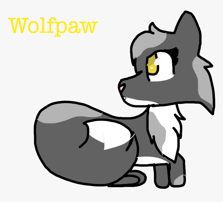 Wolfpaw Of Cinderclan - Cartoon, HD Png Download, Free Download