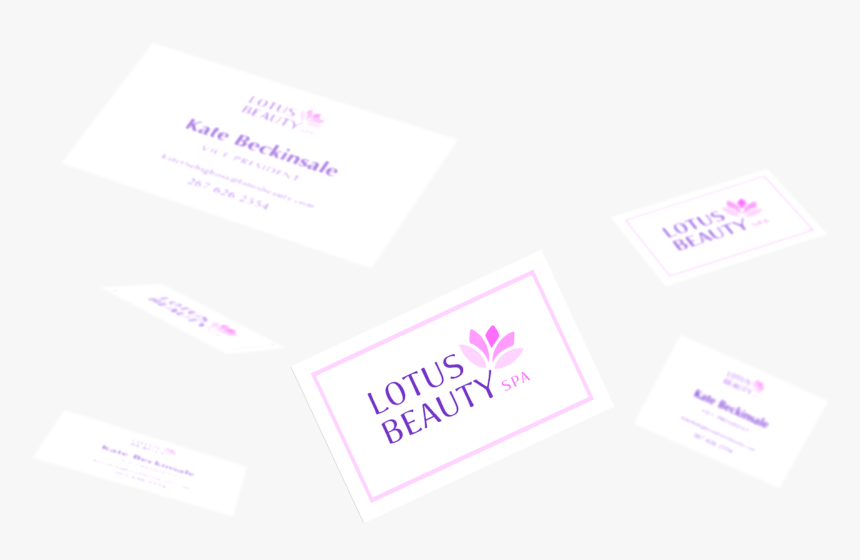 Lotus Logo Cards - Paper, HD Png Download, Free Download