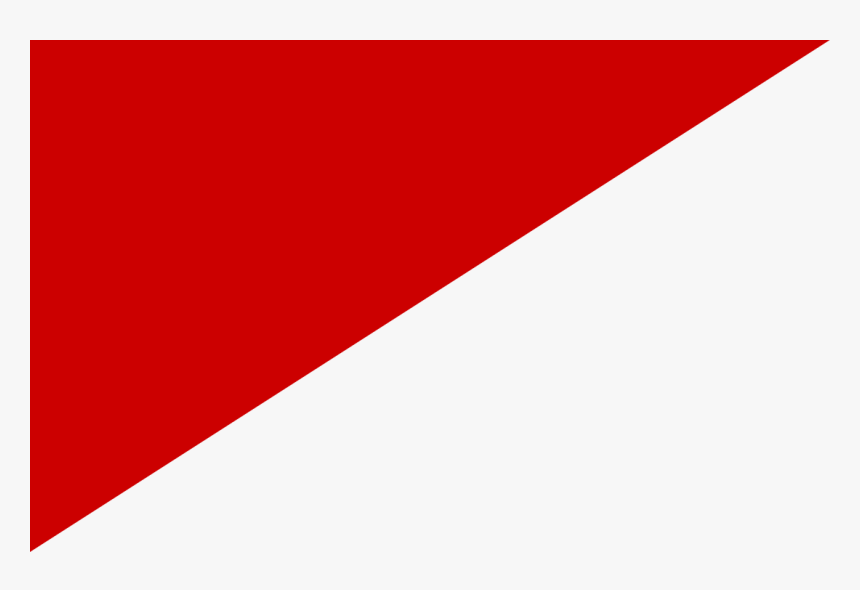 Bandera De La Universidad Manuela Beltran , Png Download - Half Red Half White Diagonal, Transparent Png, Free Download