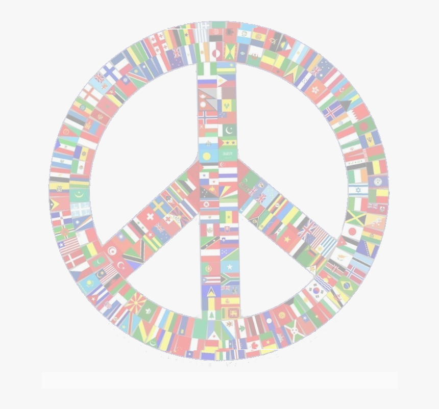 Transparent Peace Sign - Rhinestone Transfer Animal Print, HD Png Download, Free Download