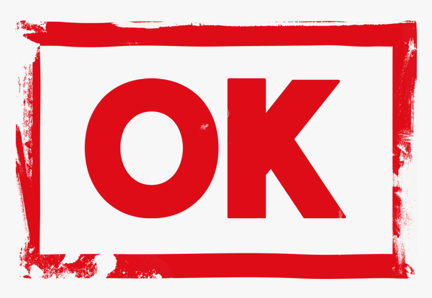 Ok Stamp Psd - Ok Stamp Png, Transparent Png, Free Download