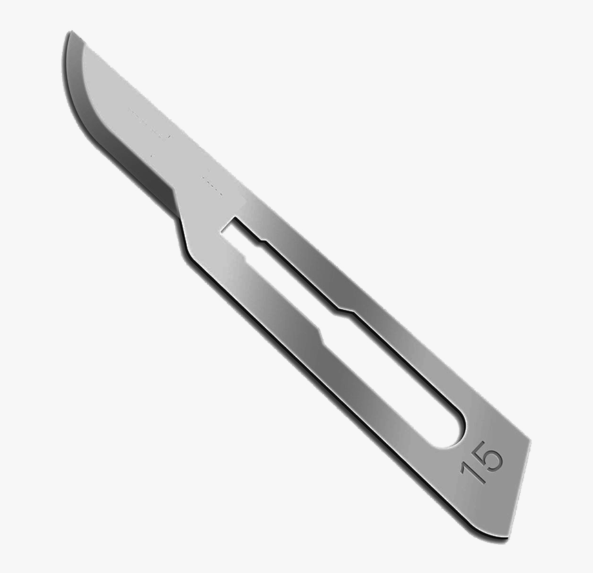 Number 15 Scalpel Blade , Png Download - Types Of Blade No 15, Transparent Png, Free Download