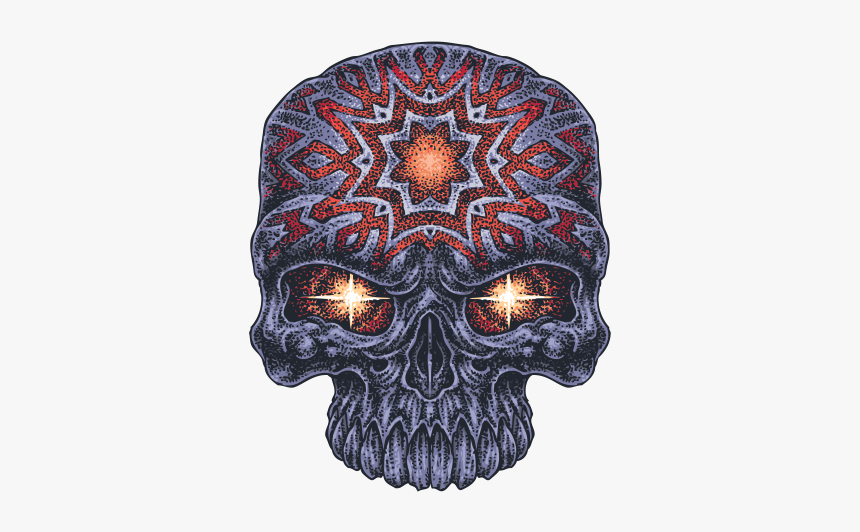 Evil Skull Tattoo Style - Skull, HD Png Download, Free Download