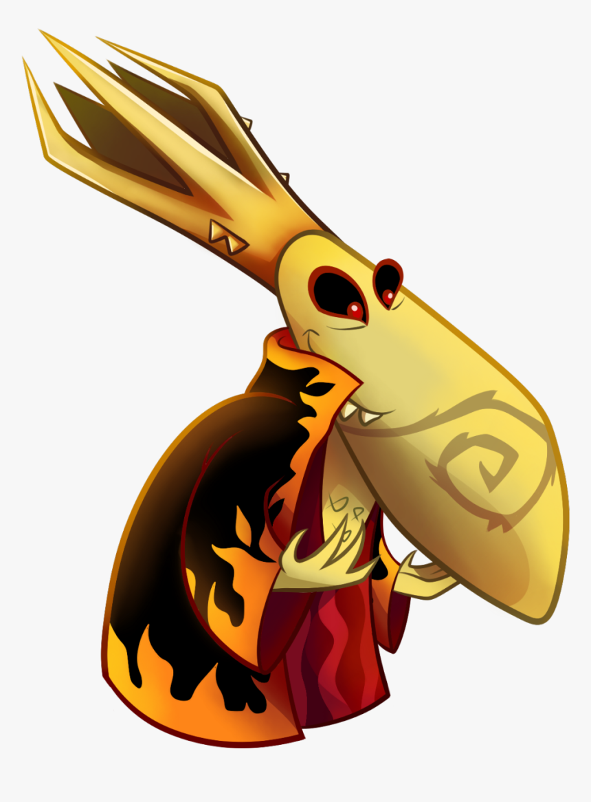 Flaming Teensy For @bradandezart‘s Rayman Origins Art - Illustration, HD Png Download, Free Download