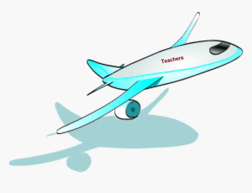 Cartoon Plane Taking Off, Transparent Png - Take Off Clipart, Png Download, Free Download