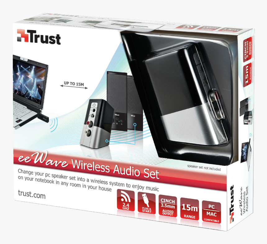 Eewave Wireless Audio Set - Trust, HD Png Download, Free Download