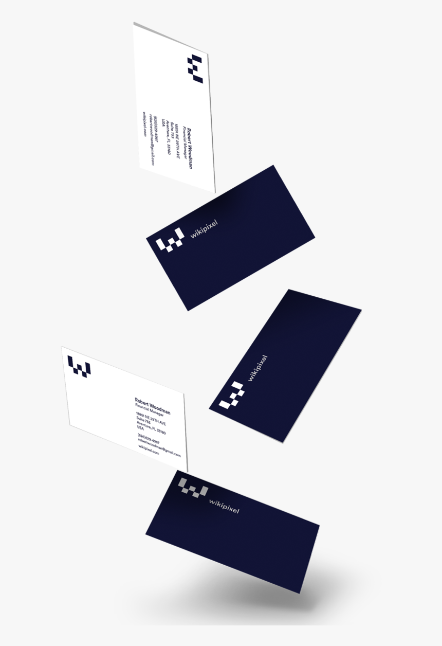 Falling Business Card, HD Png Download - kindpng