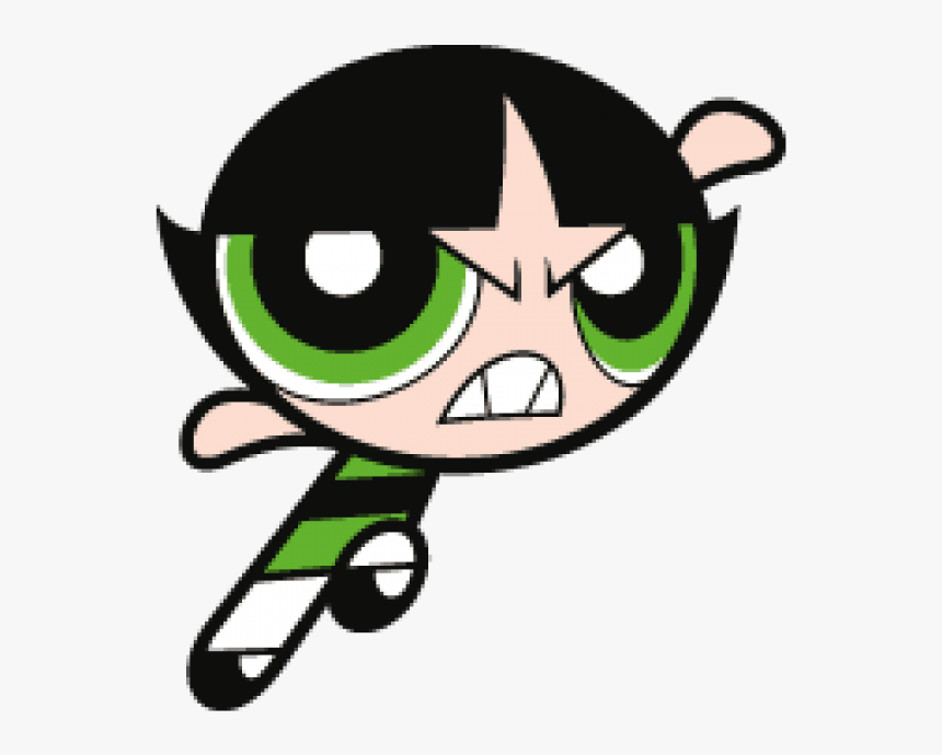 The Powerpuff Girls Buttercup Angry