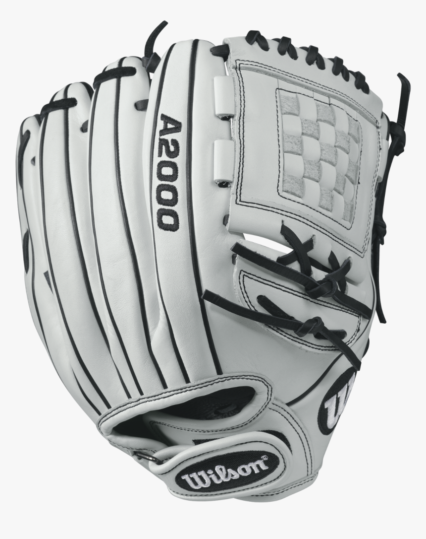 White And Black Softball Glove, HD Png Download, Free Download