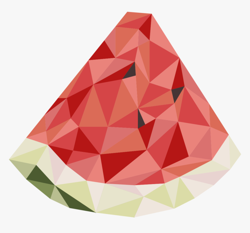 Watermelon-slice - Triangle, HD Png Download, Free Download