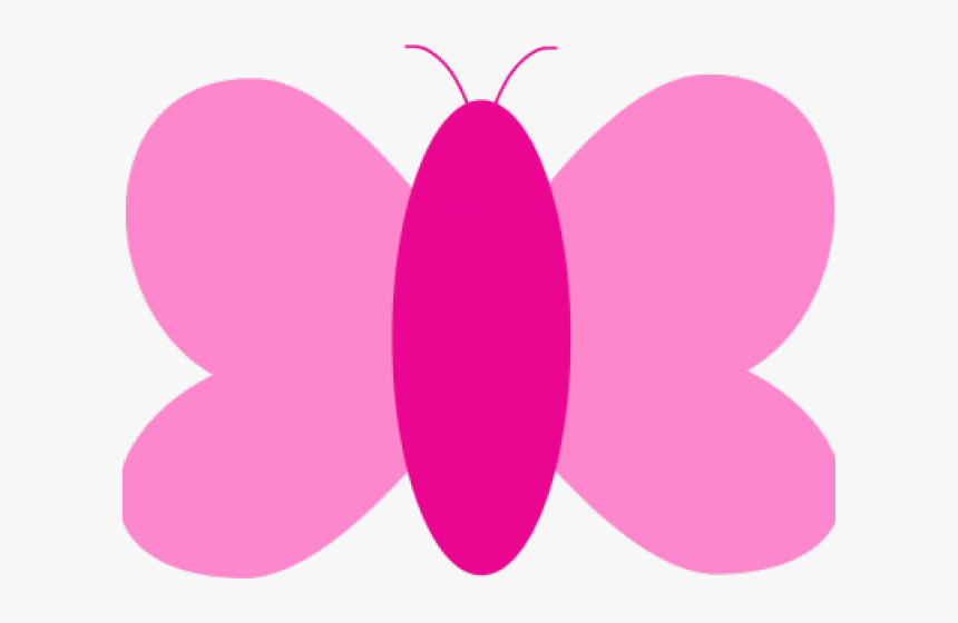 Pink Butterfly Clipart, HD Png Download, Free Download