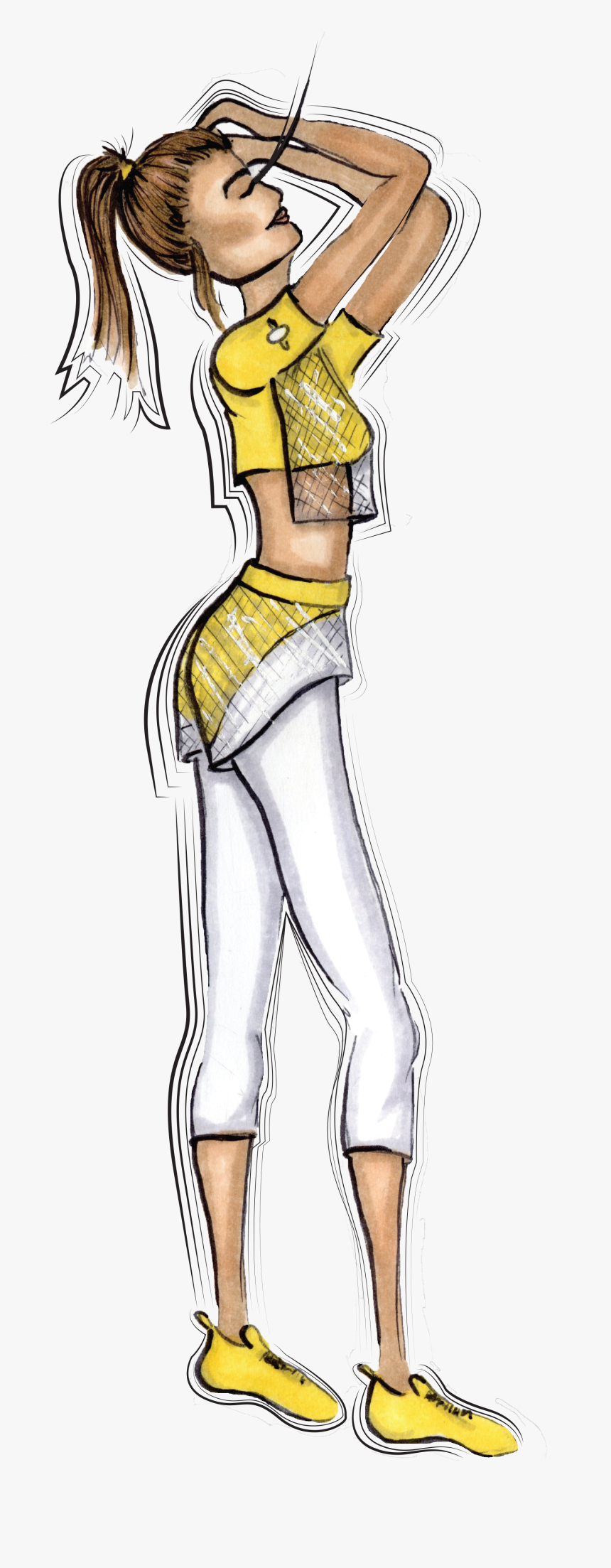 Shortfinal - Fashion Short Drawing Easy, HD Png Download, Free Download