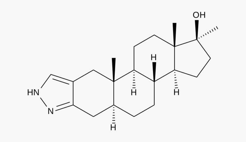 Stanozolol Struktur, HD Png Download, Free Download