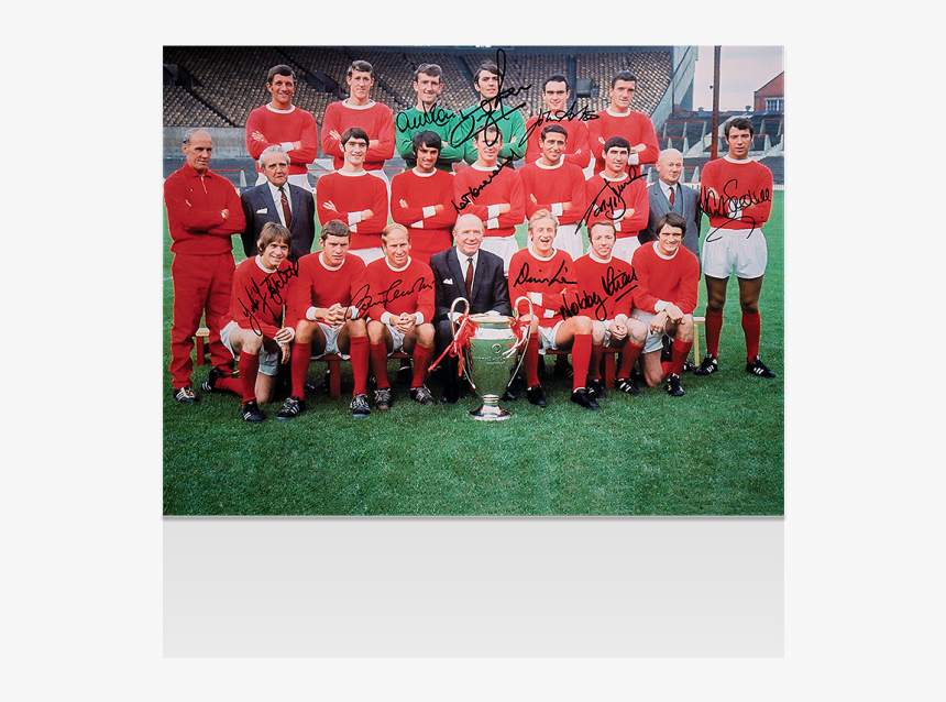 Manchester United European Trophies , Png Download - Manchester United Fc 1968, Transparent Png, Free Download