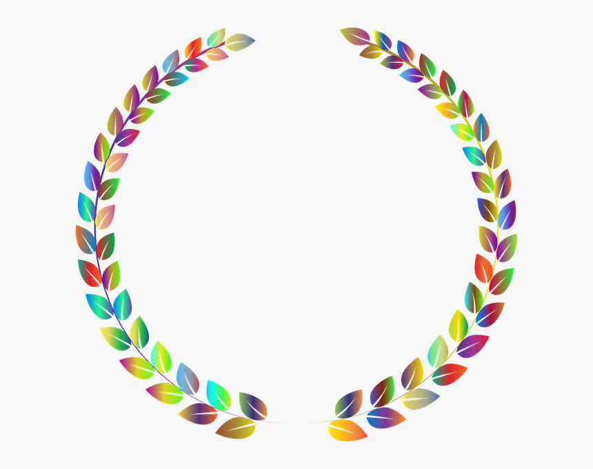 Conquest, Laurel, Leaf, Leaves, Triumph, Victory, Win - Gold Leaf Circle Transparent Png, Png Download, Free Download