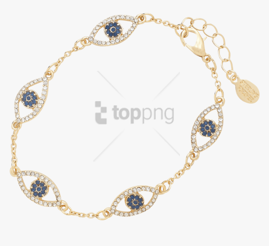 Free Png Buy Gold Evil Eye Bracelet Png Image With - Bracelet, Transparent Png, Free Download