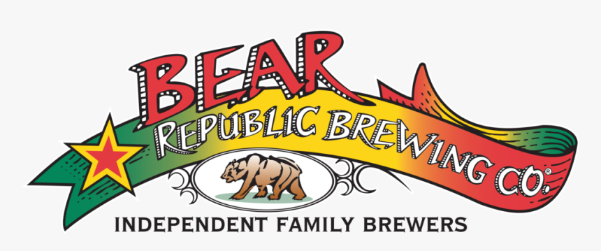 Bearrepublicbc Banner Logo 2017 White Outline, HD Png Download, Free Download