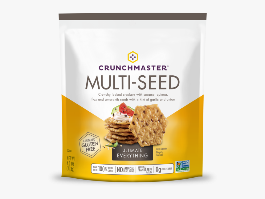 Ultimate Everything Multi-seed Crunchy, Baked Crackers - Crunchmaster Gluten Free Crackers, HD Png Download, Free Download