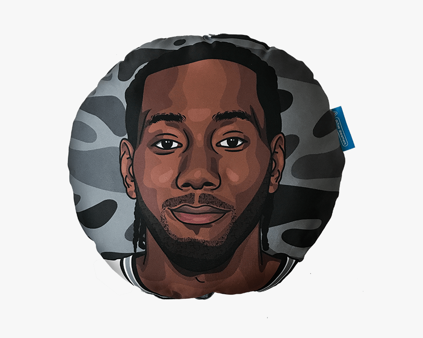 Kawhi Leonard Pillow Head - Kawhi Leonard Drawing Pillow, HD Png Download, Free Download