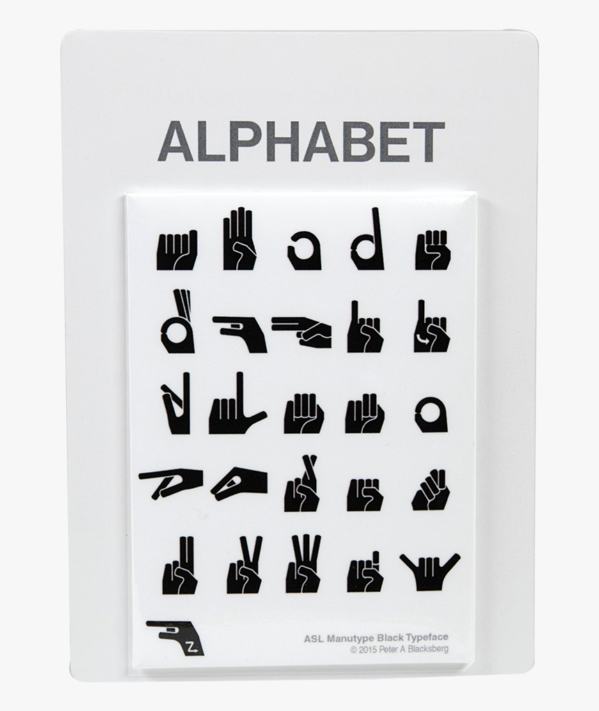 Alphabet Magnet - Asl Posters, HD Png Download, Free Download