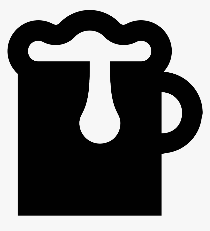 A Beer Icon Will Be A Cup Or Mug And The Mug Will - Sign, HD Png ...