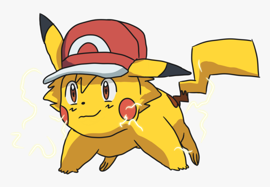 #pokemon #ash #pikachu #hat #freetoedit - Ashachu, HD Png Download, Free Download