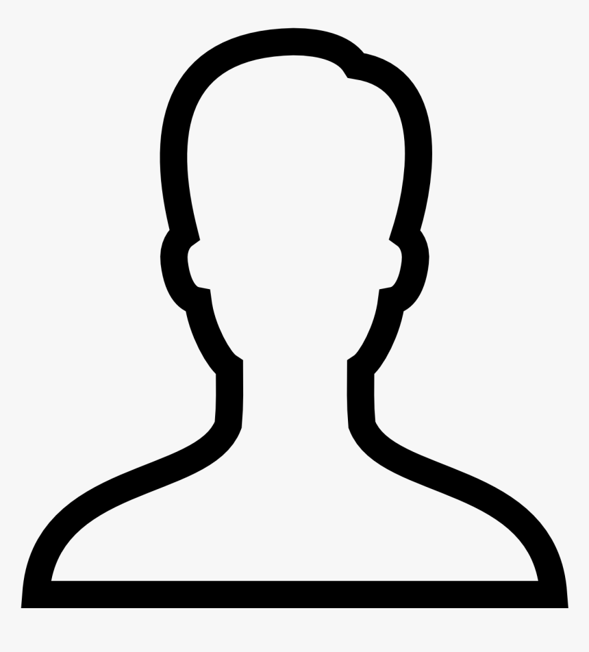 Person Outline Png - Ios User Icon, Transparent Png, Free Download