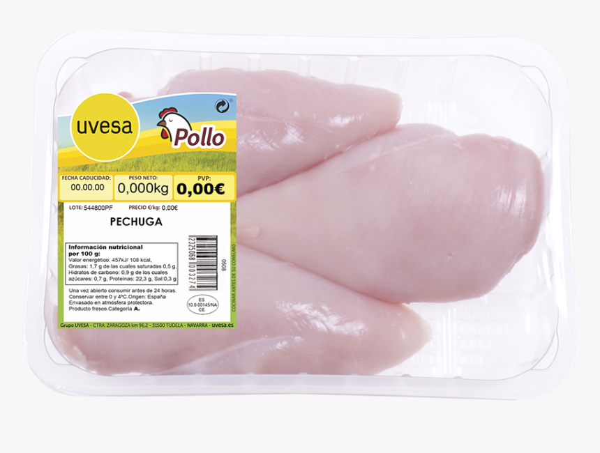 Pechuga De Pollo Mercadona Informacion Nutricional, HD Png Download -  kindpng
