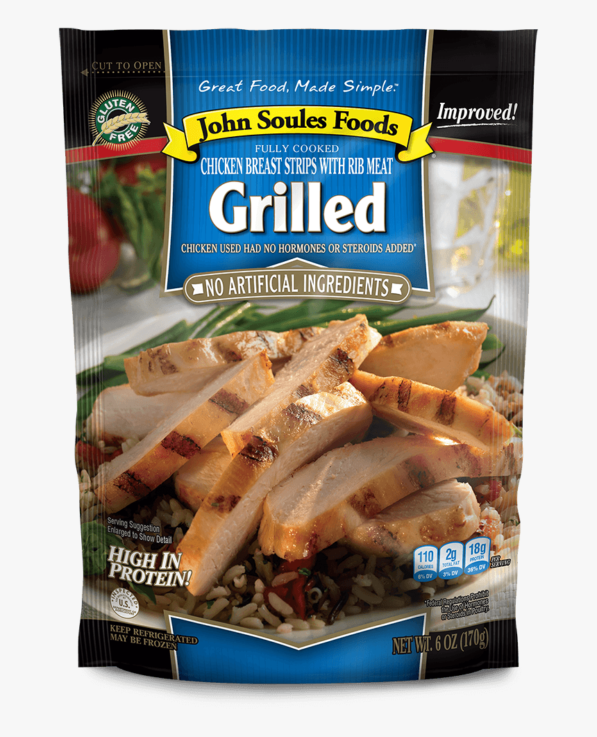 John Soules Grilled Chicken Breast Strips, HD Png Download, Free Download