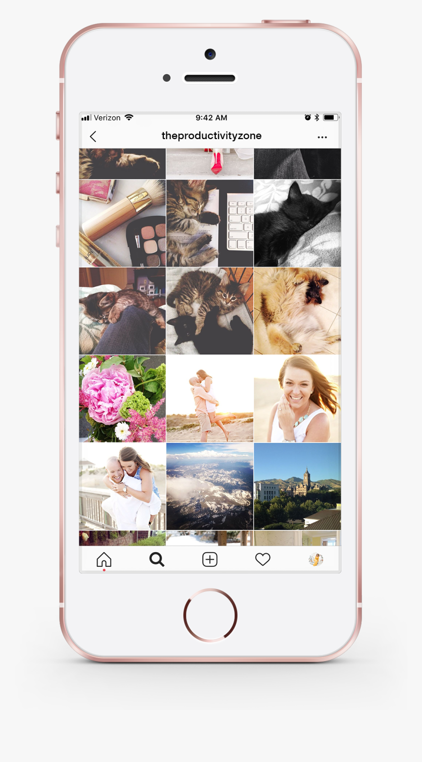 Instagram Before Social Squares - Collage, HD Png Download, Free Download