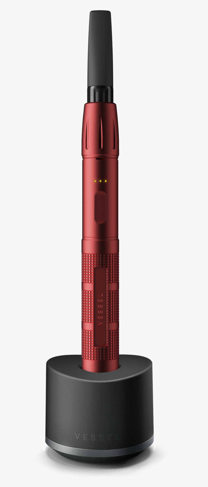 Red 510 Thread Vape Pen Battery In Charging Stand"
 - Red_510, HD Png Download, Free Download